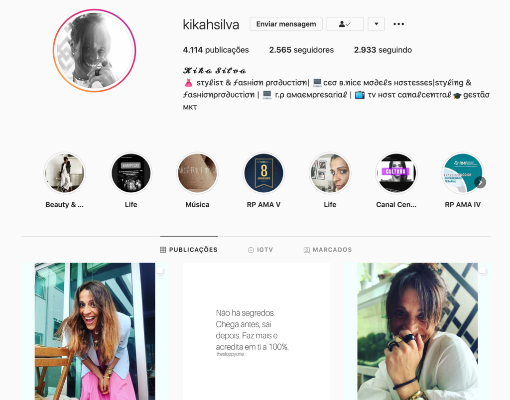 Instagram Kika Silva