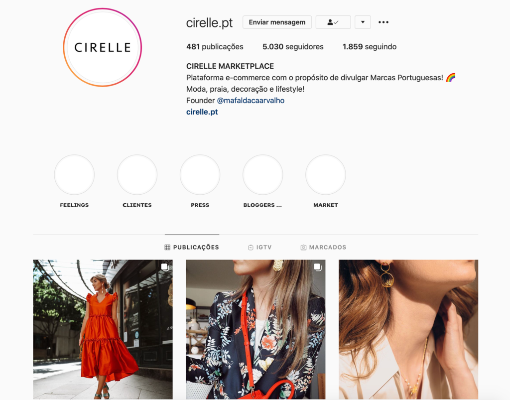 Instagram Cirelle Marketplace